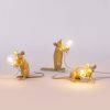 Mouse Lamp Gold  Lop